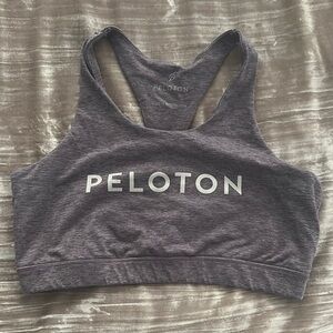 Peloton Purple T-shirt material Sports Bra